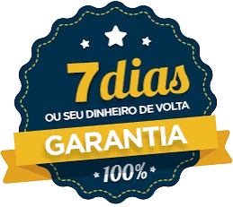 Selo de garantia de 7 dias — 100% garantido ou seu dinheiro de volta